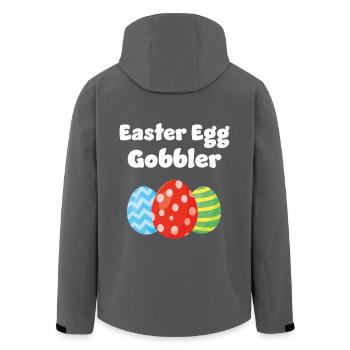 Easter Egg Gobbler - Men’s Recycled Softshell Jacket by Stanley/Stella - anthracite - Back - AI Model Male 185 light (185cm)