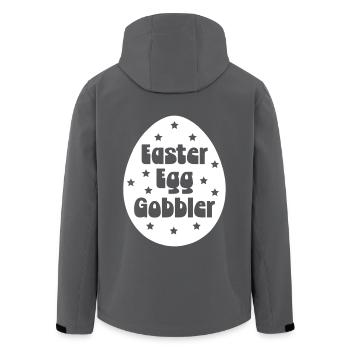 Easter Egg Gobbler - Men’s Recycled Softshell Jacket by Stanley/Stella - anthracite - Back - AI Model Male 185 light (185cm)