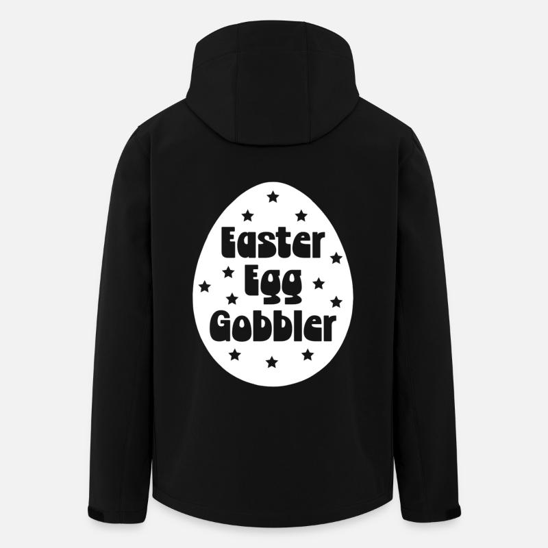 Ostereier-Gobbler - Recycelte Männer Softshell-Jacke von Stanley/Stella - Schwarz