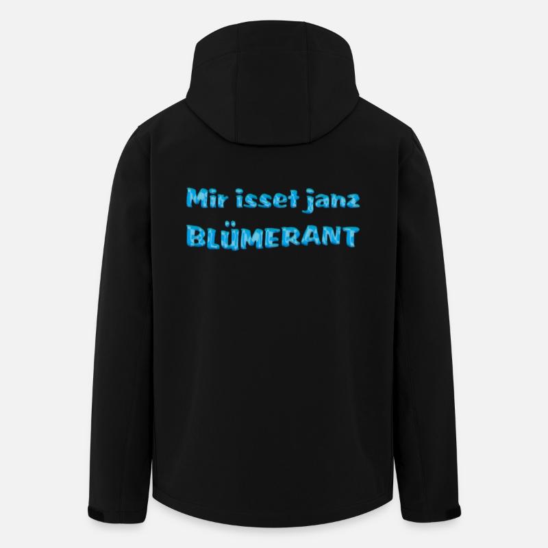Mir isset janz blümerant - Recycelte Männer Softshell-Jacke von Stanley/Stella - Schwarz