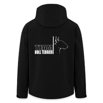 TEAM Bull Terrier Chien Chien Wilsigns - Veste softshell homme en polyester recyclé Stanley/Stella - noir - Dos - AI Model Male 185 light (185cm)