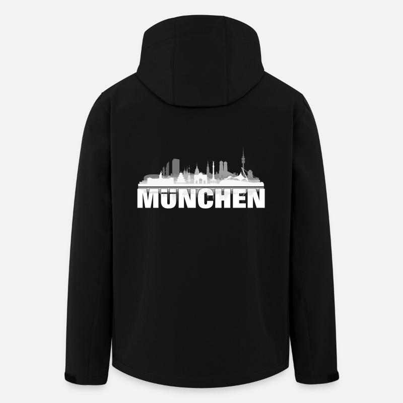 muenchen01hell - Men’s Recycled Softshell Jacket by Stanley/Stella - black