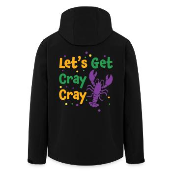 Lass uns Krebse bekommen - Recycelte Männer Softshell-Jacke von Stanley/Stella - Schwarz - Hinten - AI Model Male 185 light (185cm)