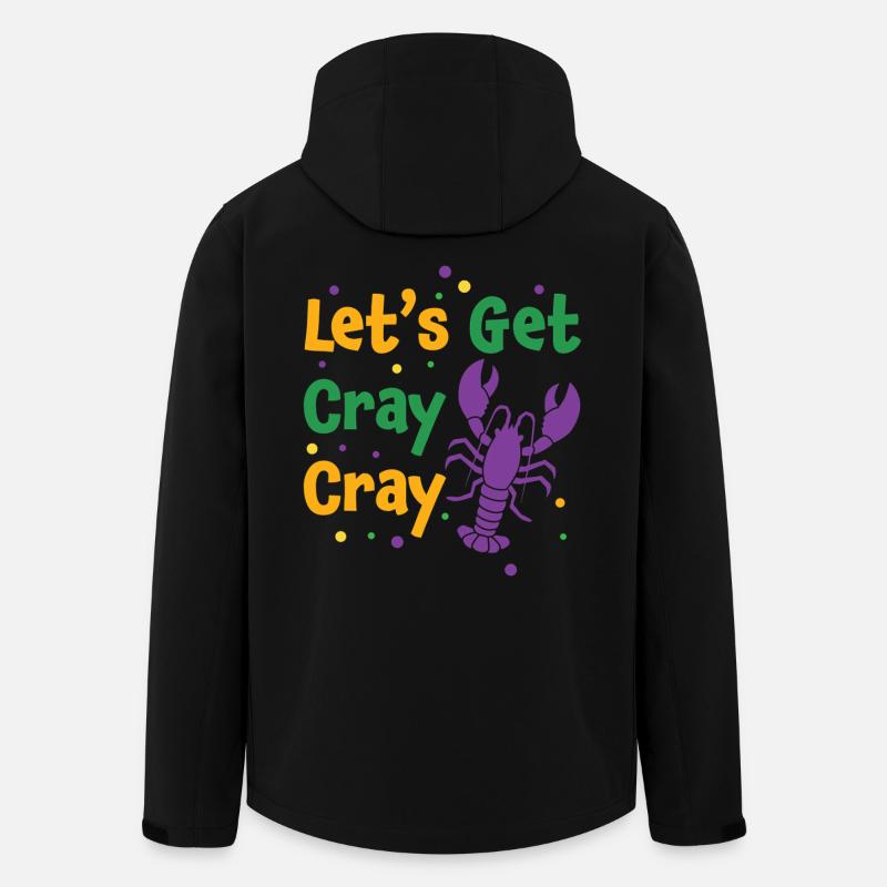 Let's get cray cray - Men’s Recycled Softshell Jacket by Stanley/Stella - black