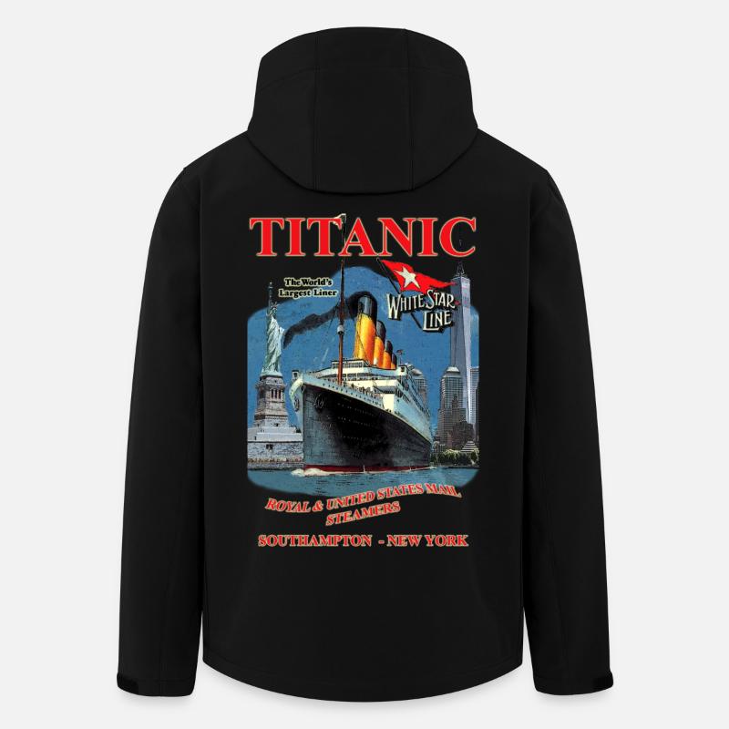 TITANIC Kreation Louis RUNEMBERG © Adagp - Recycelte Männer Softshell-Jacke von Stanley/Stella - Schwarz