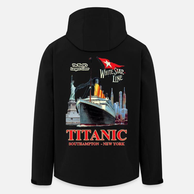 TITANIC CREATION Louis RUNEMBERG © Adagp - Men’s Recycled Softshell Jacket by Stanley/Stella - black