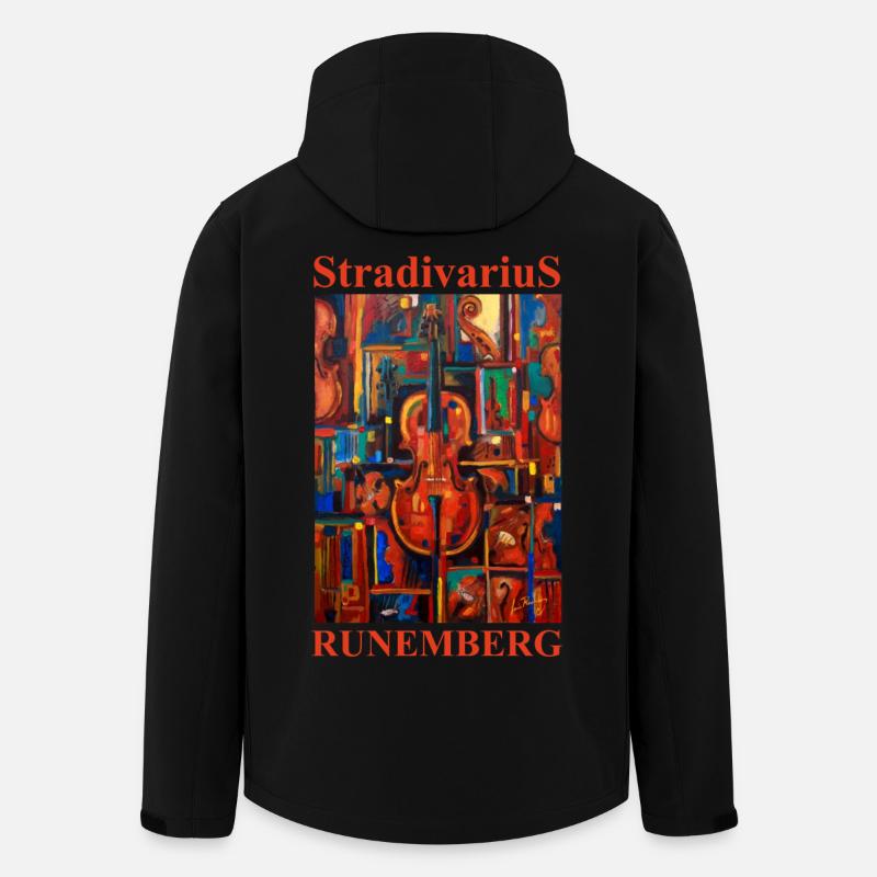 STRADIVARI Louis RUNEMBERG © Adagp - Recycelte Männer Softshell-Jacke von Stanley/Stella - Schwarz