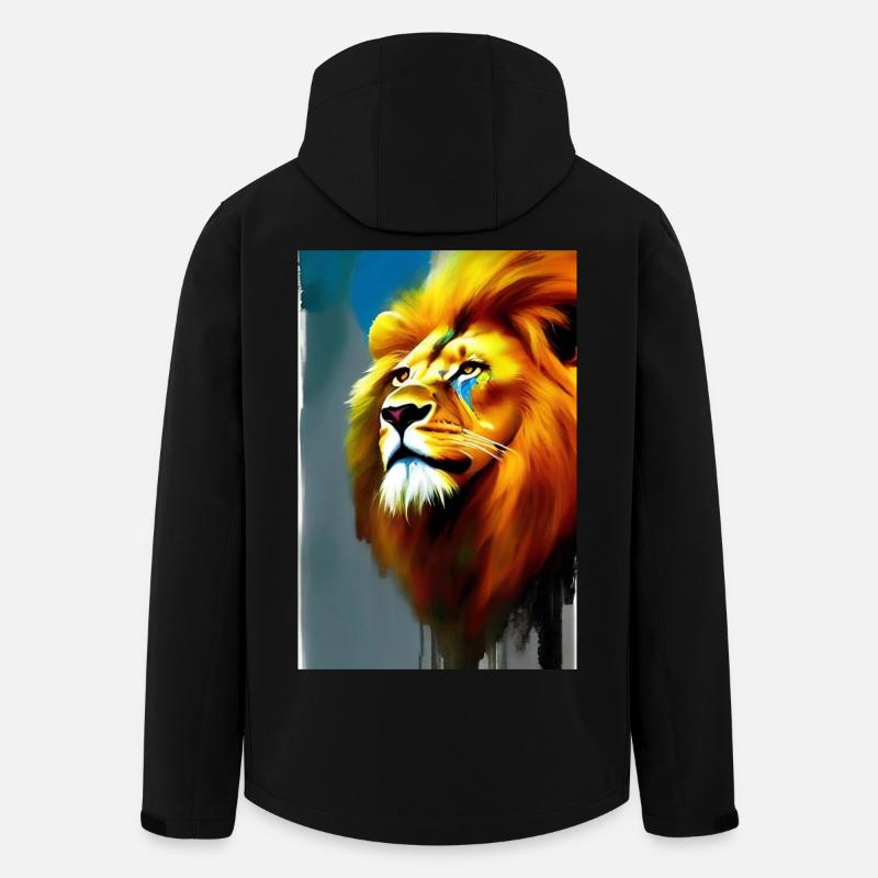 Lion King - Men’s Recycled Softshell Jacket by Stanley/Stella - black