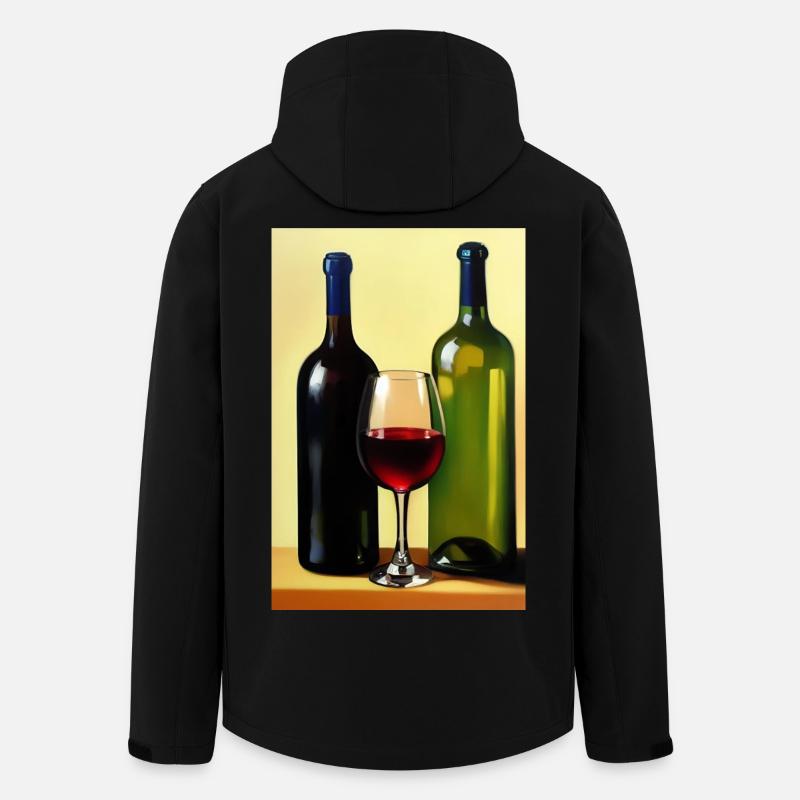 Wein Trinker - Recycelte Männer Softshell-Jacke von Stanley/Stella - Schwarz