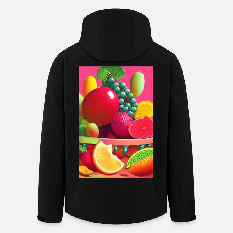 Fruit - Men’s Recycled Softshell Jacket by Stanley/Stella - black