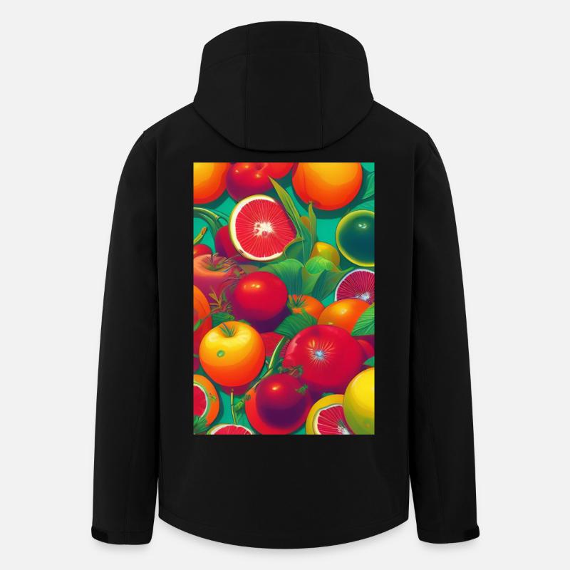 Fruit - Men’s Recycled Softshell Jacket by Stanley/Stella - black