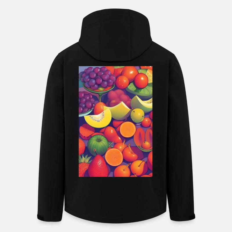 Fruit - Men’s Recycled Softshell Jacket by Stanley/Stella - black