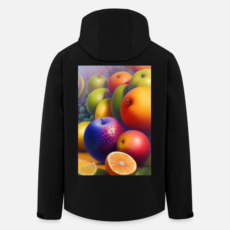 Fruit - Veste softshell homme en polyester recyclé Stanley/Stella - noir