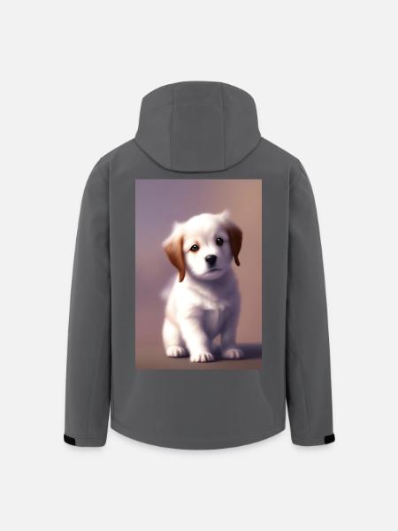 Baby Dog - Men’s Recycled Softshell Jacket by Stanley/Stella - black