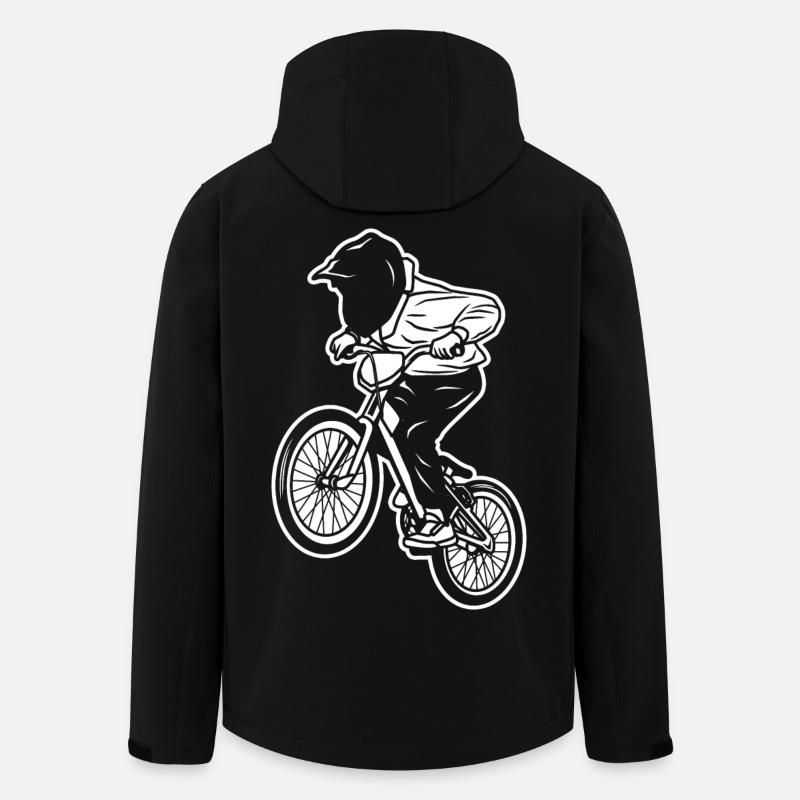 BMX Kid - Men’s Recycled Softshell Jacket by Stanley/Stella - black