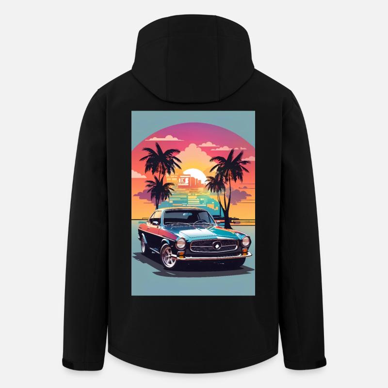 Muscle-Car - Recycelte Männer Softshell-Jacke von Stanley/Stella - Schwarz