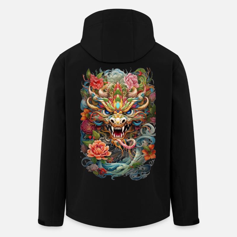 Dragon - Veste softshell homme en polyester recyclé Stanley/Stella - noir