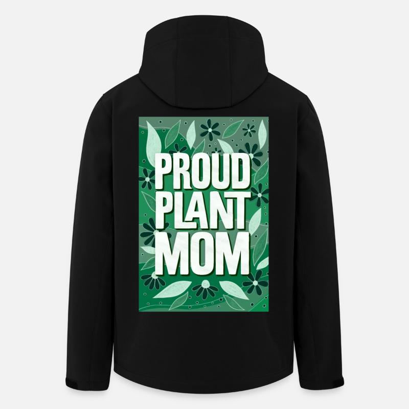 Fière maman de plante - Veste softshell homme en polyester recyclé Stanley/Stella - noir