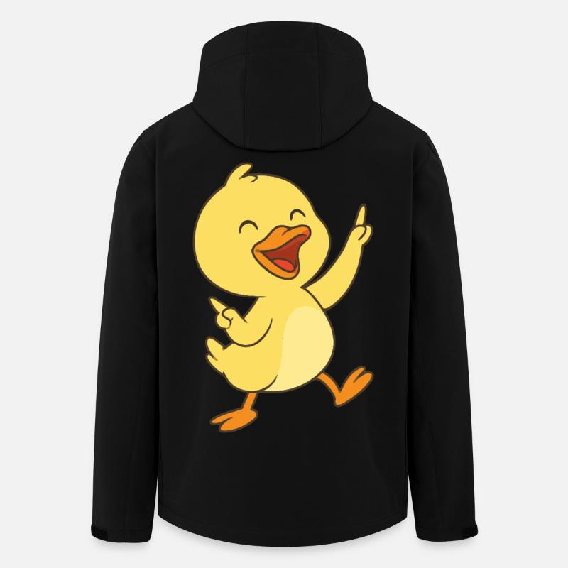 Dancing ducklings - Men’s Recycled Softshell Jacket by Stanley/Stella - black