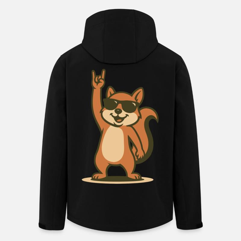 Rock’n’Roll Casse-Noisette - Veste softshell homme en polyester recyclé Stanley/Stella - noir