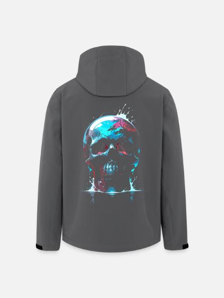Skull - Reflected Mortality - Nature's Requiem - Men’s Recycled Softshell Jacket by Stanley/Stella - black