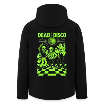 Dead Disco Skeletons - Halloween Vibe - Men’s Recycled Softshell Jacket by Stanley/Stella - black - Back - AI Model Male 185 light (185cm)