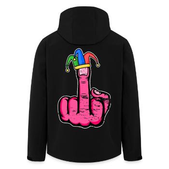 Majeur Stingerfinger Carnaval - Veste softshell homme en polyester recyclé Stanley/Stella - noir - Dos - AI Model Male 185 light (185cm)