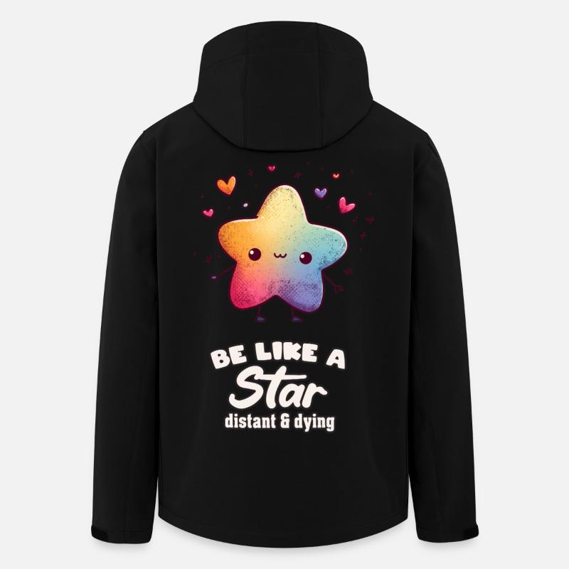 Be Like a Star - Men’s Recycled Softshell Jacket by Stanley/Stella - black