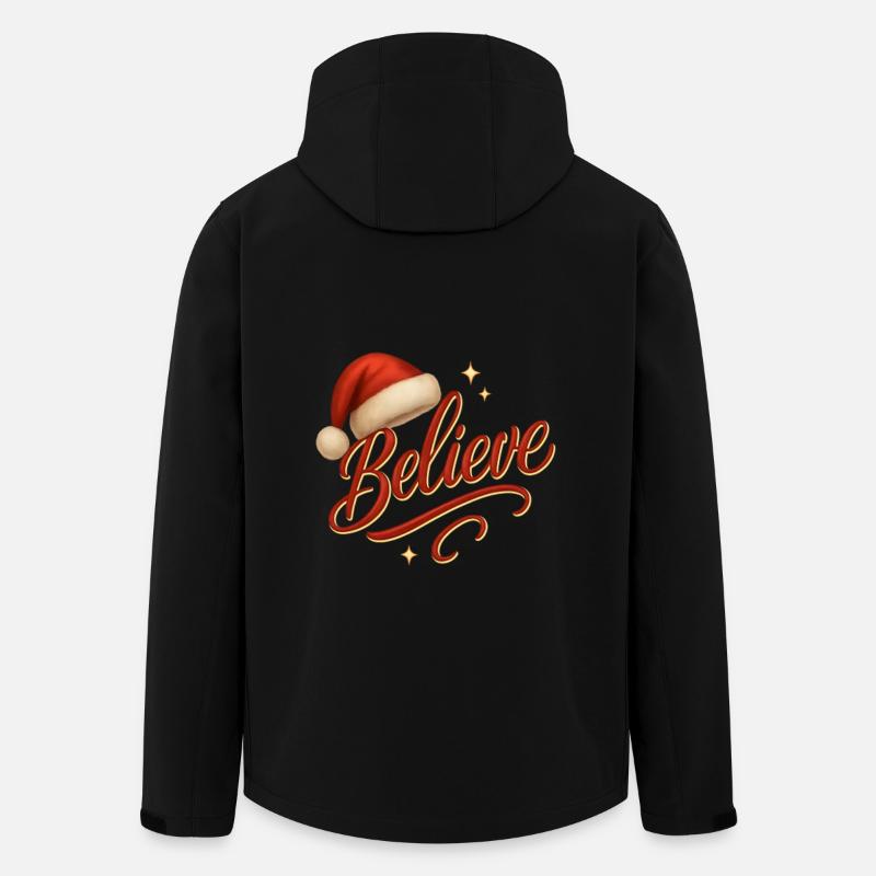 Weihnachtsmütze Merry Christmas - Recycelte Männer Softshell-Jacke von Stanley/Stella - Schwarz