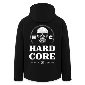 Skull Hardcore - Veste softshell homme en polyester recyclé Stanley/Stella - noir - Dos - AI Model Male 185 light (185cm)