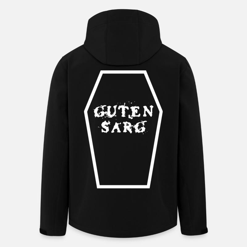 Guten Sarg Morbider Wortwitz - Recycelte Männer Softshell-Jacke von Stanley/Stella - Schwarz