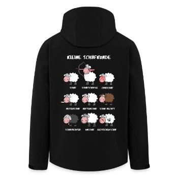 Un peu de connaissances moutons - Veste softshell homme en polyester recyclé Stanley/Stella - noir - Dos - AI Model Male 185 light (185cm)