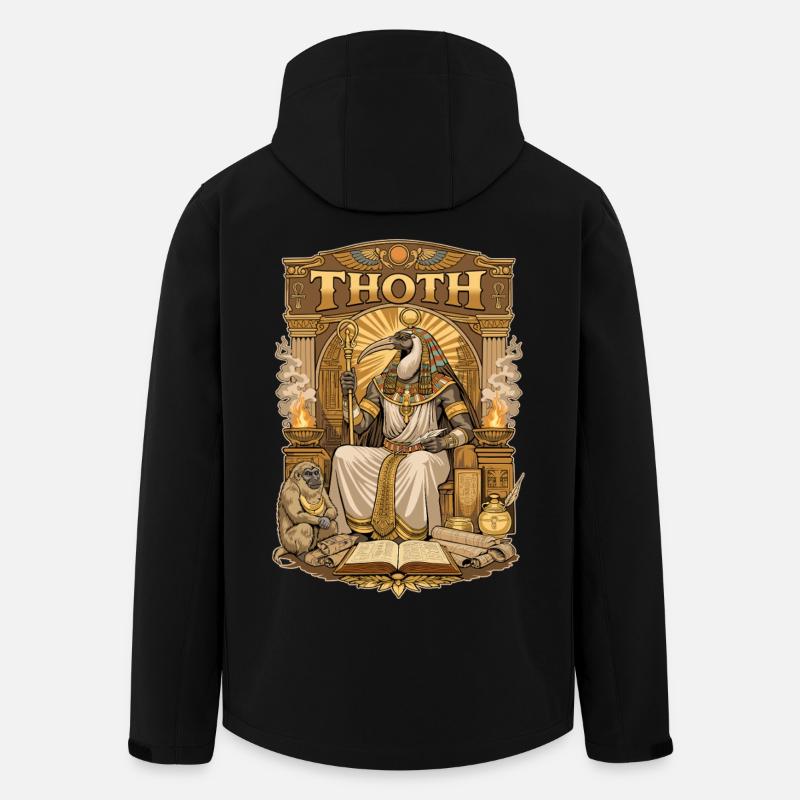Thron von THOTH - Recycelte Männer Softshell-Jacke von Stanley/Stella - Schwarz