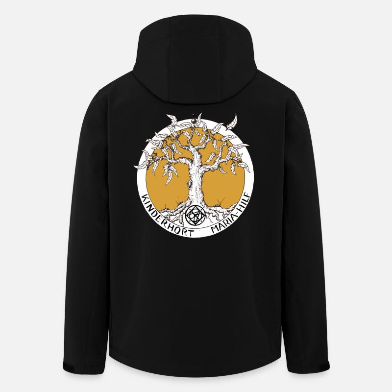 Kinderhort  - Recycelte Männer Softshell-Jacke von Stanley/Stella - Schwarz