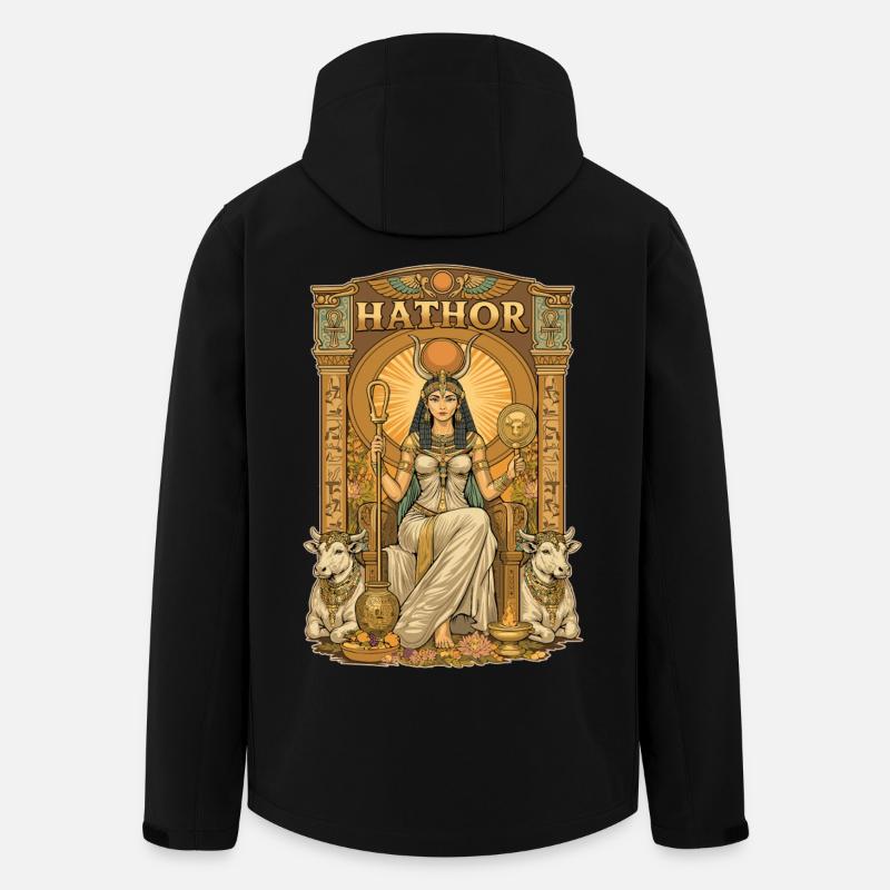Trône de HATHOR - Veste softshell homme en polyester recyclé Stanley/Stella - noir