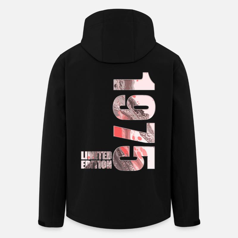 1975 Jahrgang Limited Edition - Recycelte Männer Softshell-Jacke von Stanley/Stella - Schwarz