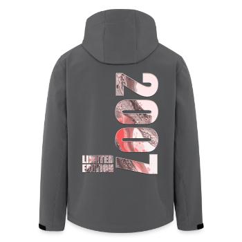 2007 Vintage Edition Limitée - Veste softshell homme en polyester recyclé Stanley/Stella - noir - Dos - AI Model Male 185 light (185cm)