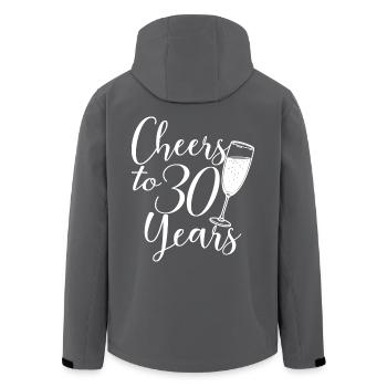 35. Geburtstag Frauen für sie Prost auf 35 Jahre alt - Recycelte Männer Softshell-Jacke von Stanley/Stella - Schwarz - Hinten - AI Model Male 185 light (185cm)
