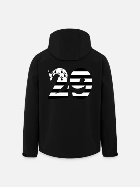 29 Britain flag - Men’s Recycled Softshell Jacket by Stanley/Stella - black