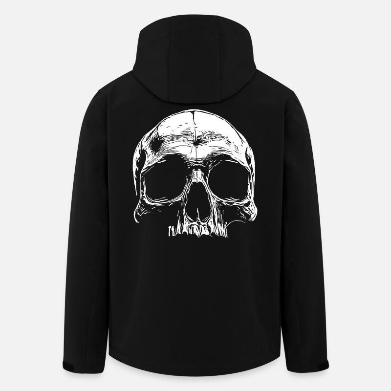 SKULL - Recycelte Männer Softshell-Jacke von Stanley/Stella - Schwarz