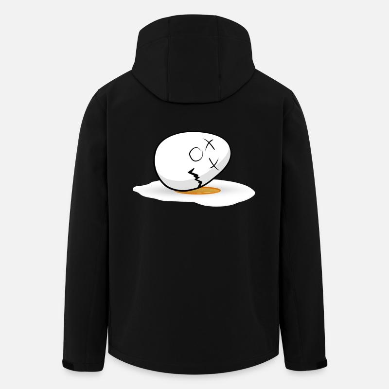 Happy Easter easter egg - Men’s Recycled Softshell Jacket by Stanley/Stella - black