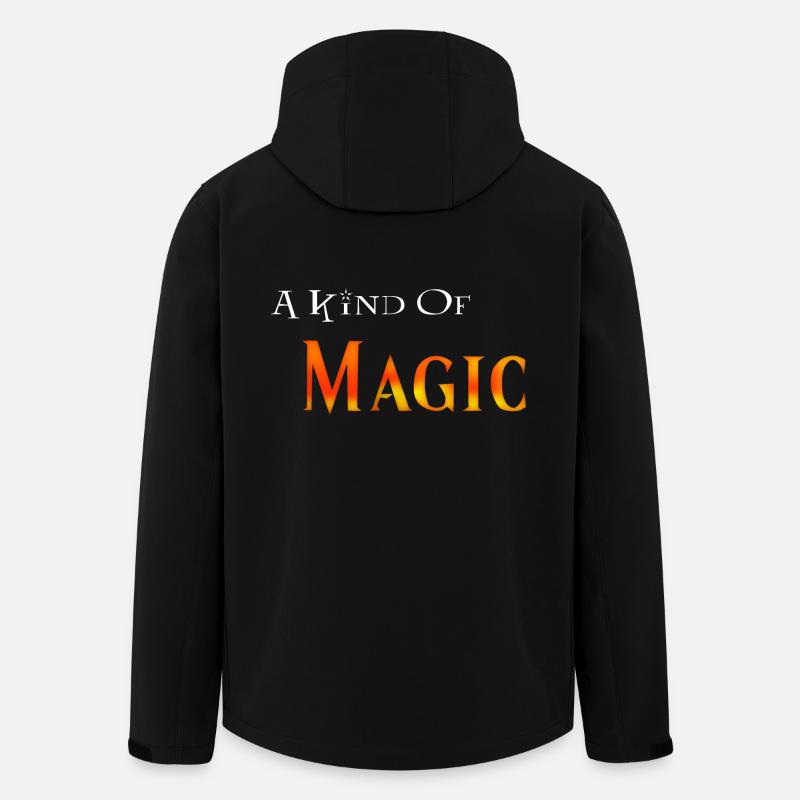 A kind of magic ! - Veste softshell homme en polyester recyclé Stanley/Stella - noir