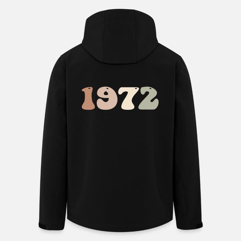 1972 - Recycelte Männer Softshell-Jacke von Stanley/Stella - Schwarz