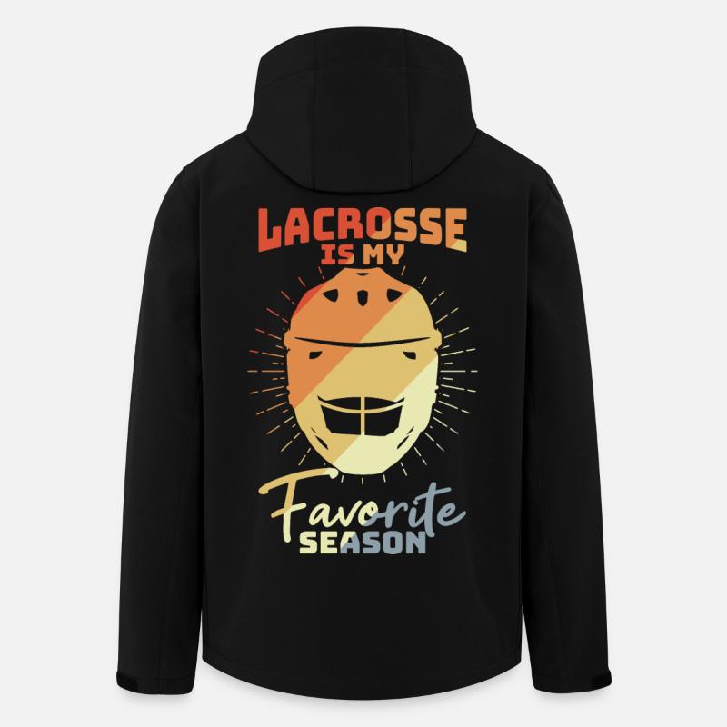 Lacrosse Motivation - Men’s Recycled Softshell Jacket by Stanley/Stella - black