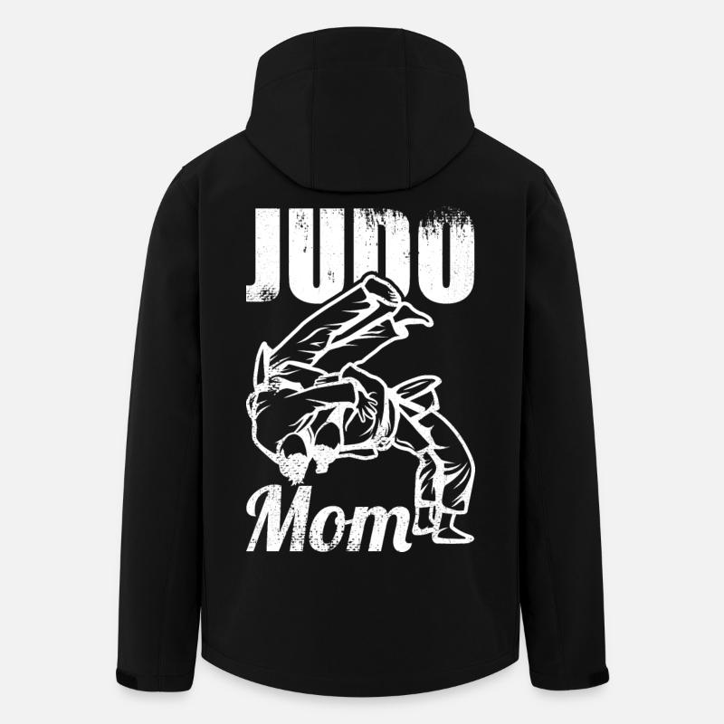 Judo Mama - Veste softshell homme en polyester recyclé Stanley/Stella - noir