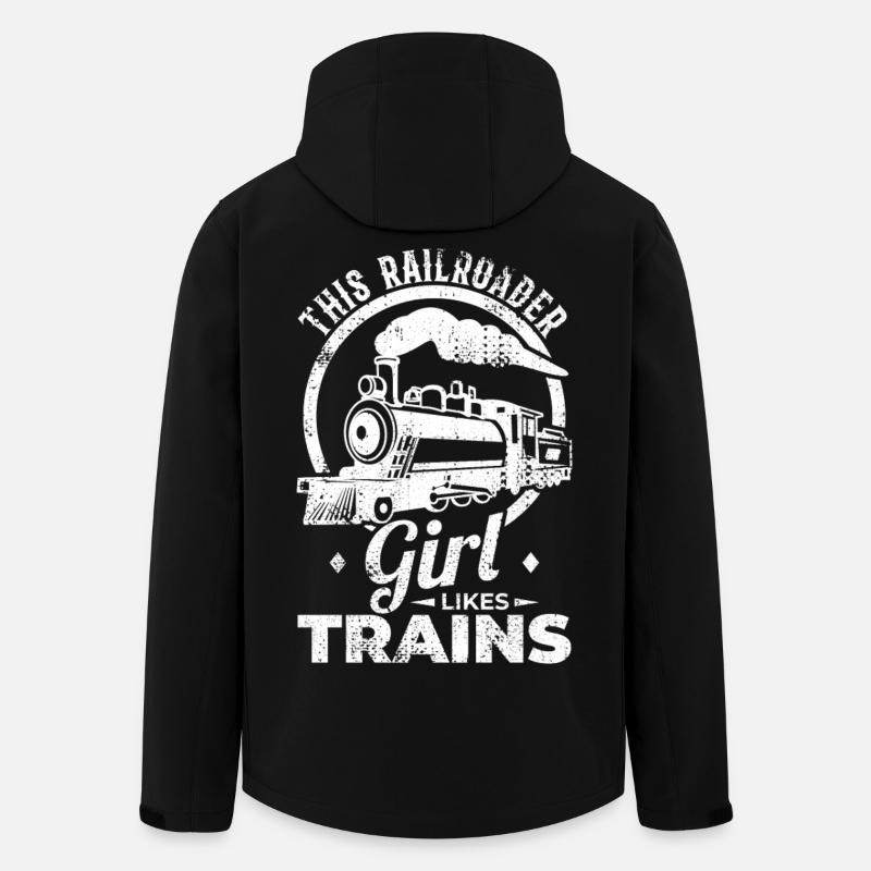 Cheminot - Veste softshell homme en polyester recyclé Stanley/Stella - noir