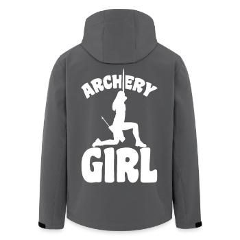 Archer - Veste softshell homme en polyester recyclé Stanley/Stella - noir - Dos - AI Model Male 185 light (185cm)
