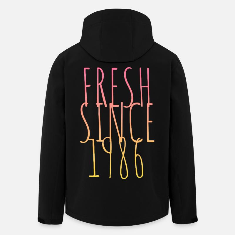 Fresh since 1986 - Recycelte Männer Softshell-Jacke von Stanley/Stella - Schwarz