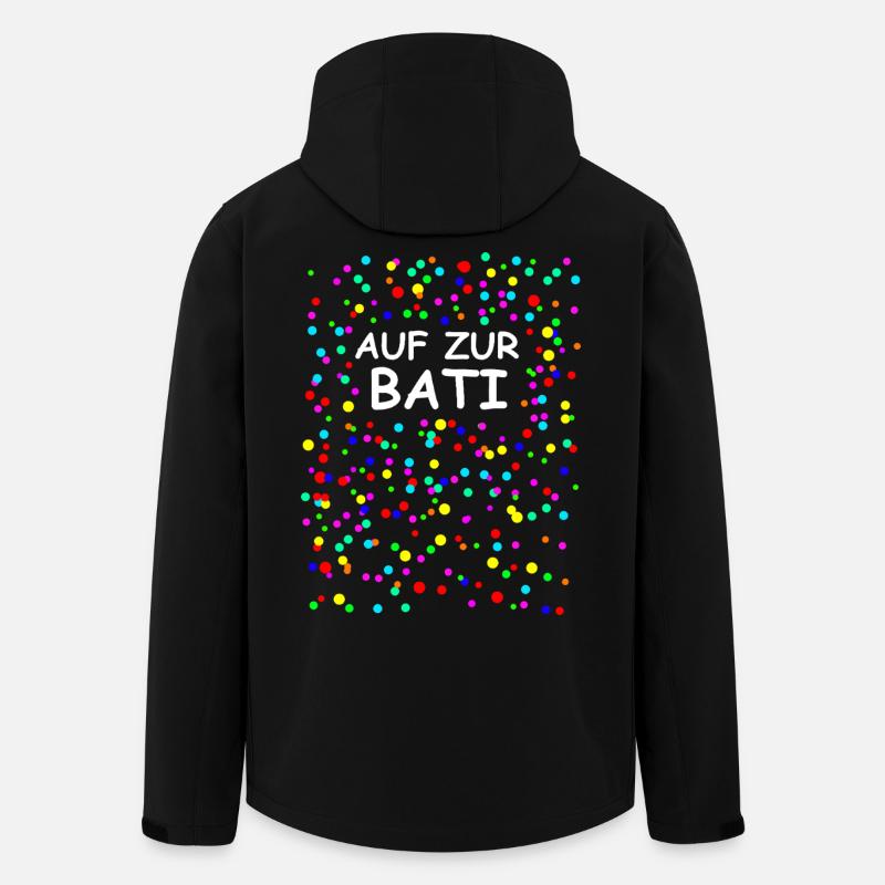 Konfetti Karneval Fasching Kostüm - Recycelte Männer Softshell-Jacke von Stanley/Stella - Schwarz