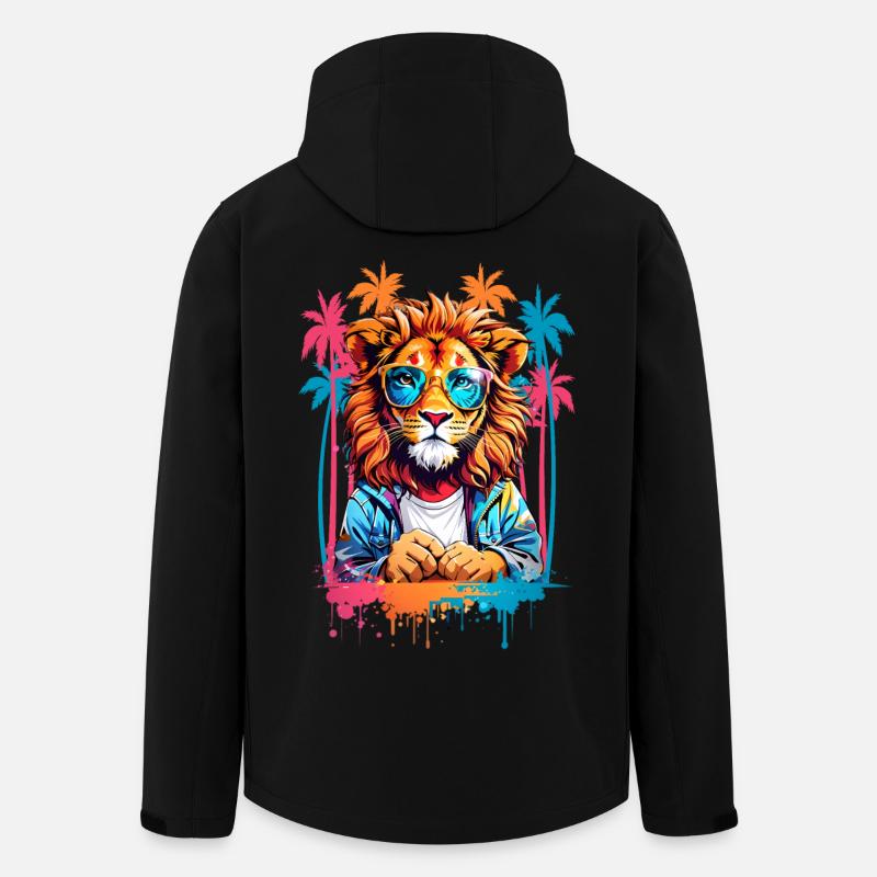 Cool Lion - Men’s Recycled Softshell Jacket by Stanley/Stella - black